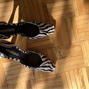Mango brand new stylish leopard heels